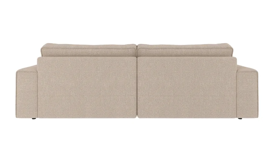 ROWICO Rawlins soffa 3-sits Maxi ljusbeige tyg Sandra #903 (c2)