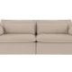 ROWICO Rawlins soffa 3-sits Maxi ljusbeige tyg Sandra #903 (c2)