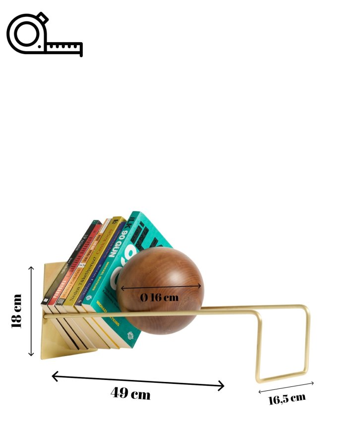NORDV&Auml;RK Toke - Antik guldbokst&ouml;d