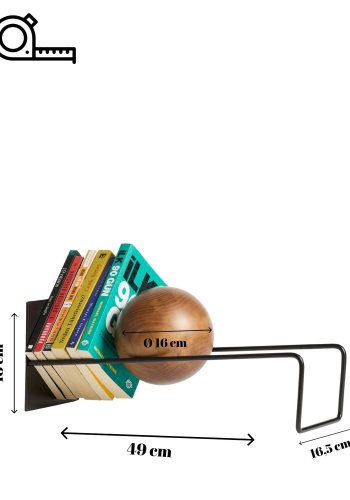 NORDV&Auml;RK Toke - Svart bokst&ouml;d