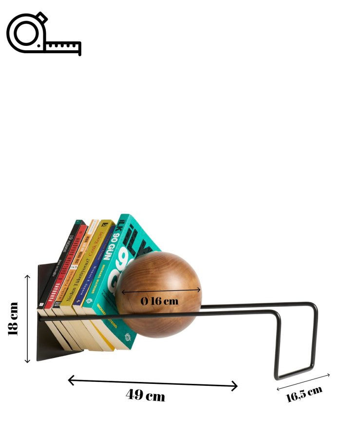 NORDV&Auml;RK Toke - Svart bokst&ouml;d
