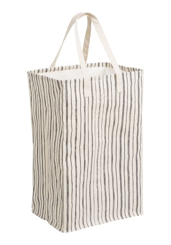 HOUSE NORDIC�Argos vasket�jskurv, m. hank - beige/sort polyester/bomuld