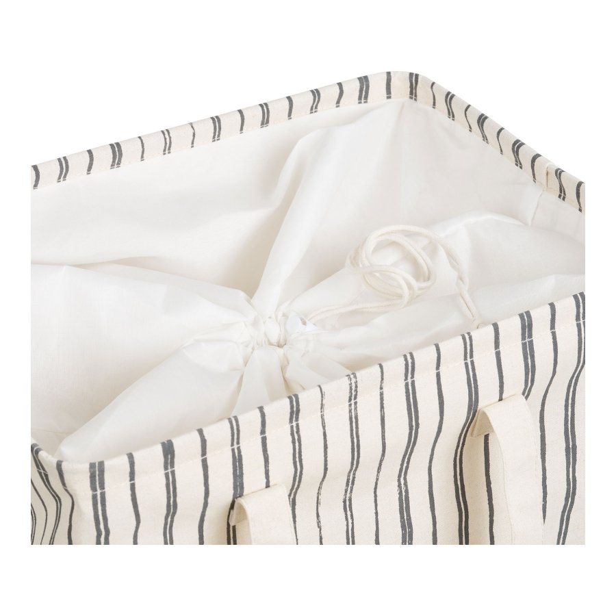 HOUSE NORDIC�Argos vasket�jskurv, m. hank - beige/sort polyester/bomuld