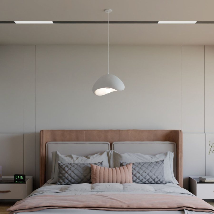 LUMI Wabi Sabi Quiet Current - hvid lysekrone