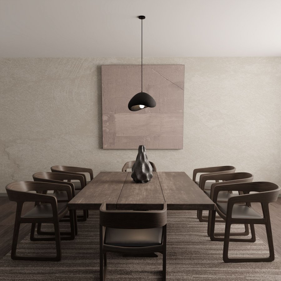 LUMI Wabi Sabi Quiet Current - sort lysekrone