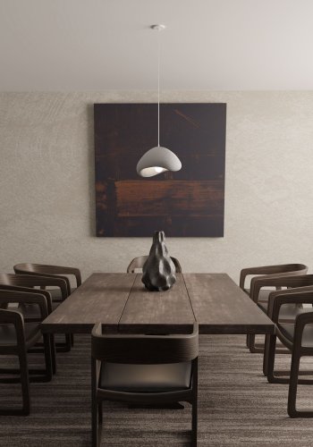 LUMI Wabi Sabi Quiet Current - Lysekrone i betongr