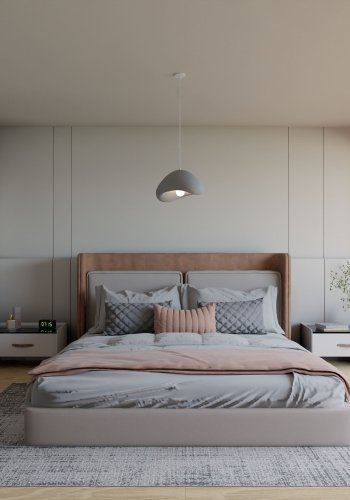 LUMI Wabi Sabi Quiet Current - Lysekrone i betongr