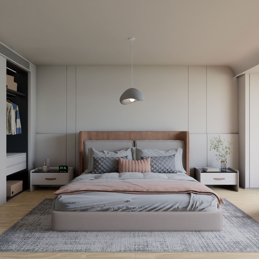 LUMI Wabi Sabi Quiet Current - Lysekrone i betongr