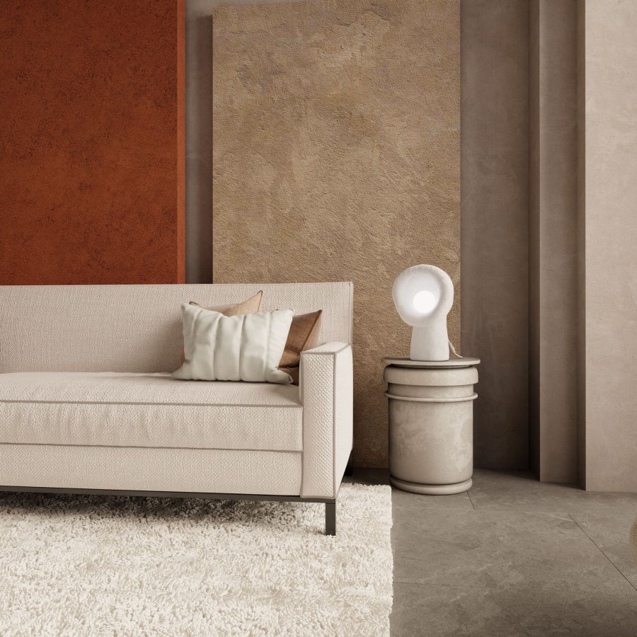 LUMI Wabi Sabi Echo - hvid bordlampe