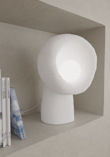LUMI Wabi Sabi Echo - hvid bordlampe