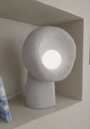 LUMI Wabi Sabi Echo bordlampe - betongr polymerkomposit