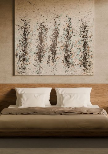 LUMI Wabi Sabi Arcus vglampe - hvid polymerkomposit (st af 2)