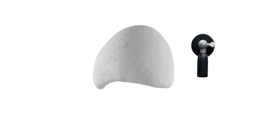 LUMI Wabi Sabi Arcus - hvidt vglampest (2 stk.)