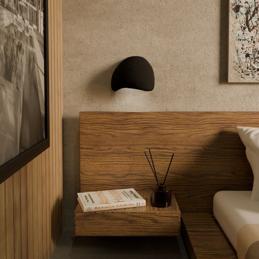 LUMI Wabi Sabi Arcus - sort vglampest (2 dele)