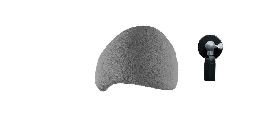 LUMI Wabi Sabi Arcus - Betongrt vglampest (2 stk.)