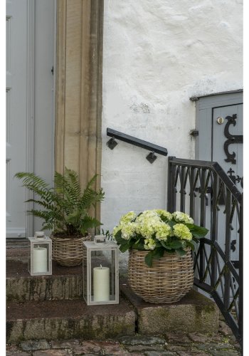 HOUSE NORDIC Pulo Basket - Kurv, kubu rotting, naturlig sett med 2