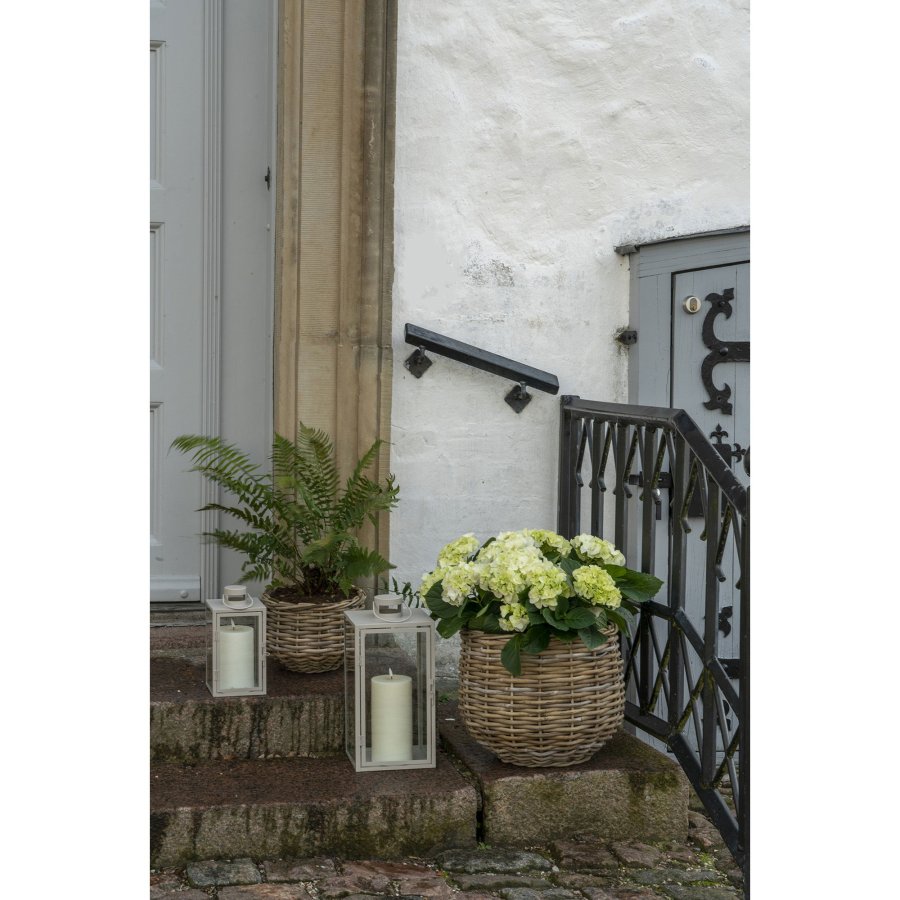 HOUSE NORDIC Pulo Basket - Kurv, kubu rotting, naturlig sett med 2