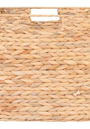 HOUSE NORDIC Passo Basket - Kurv, sammenleggbar, vannhyasint, natur, 30x30x30 cm