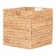 HOUSE NORDIC Passo Basket - Kurv, sammenleggbar, vannhyasint, natur, 30x30x30 cm