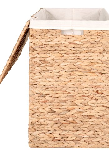 HOUSE NORDIC Passo skittentyskurv - Skittentyskurv, vannhyasint, natur, 43x32x55 cm