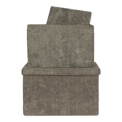 Bokse i fljl, m. lg, olivengrn, rektangulre, st af 2