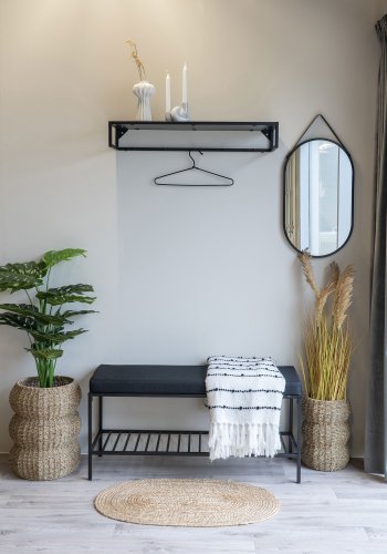 HOUSE NORDIC Sarbas-kurv - Kurv, sjgress, natur, sett med 2