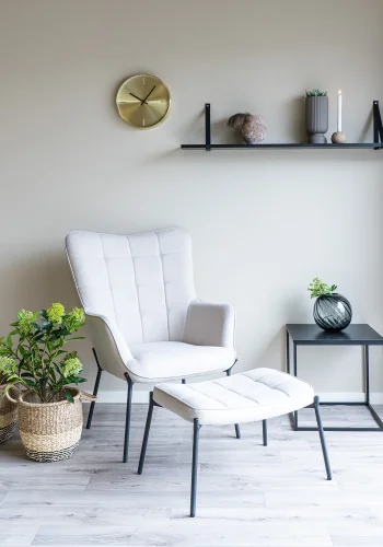 HOUSE NORDIC Lima kurv med hndtak, rund - naturlig/brun/svart sjgress (sett med 2)