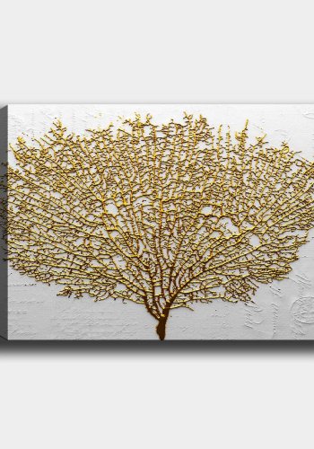 NORDVÄRK bilde, rektangulrt - flerfarget maling p lerret (70x100)