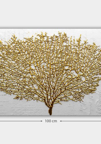 NORDVÄRK bilde, rektangulrt - flerfarget maling p lerret (70x100)