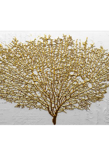 NORDVÄRK bilde, rektangulrt - flerfarget maling p lerret (70x100)