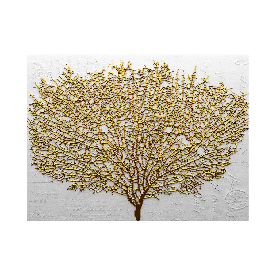 NORDVÄRK bilde, rektangulrt - flerfarget maling p lerret (70x100)