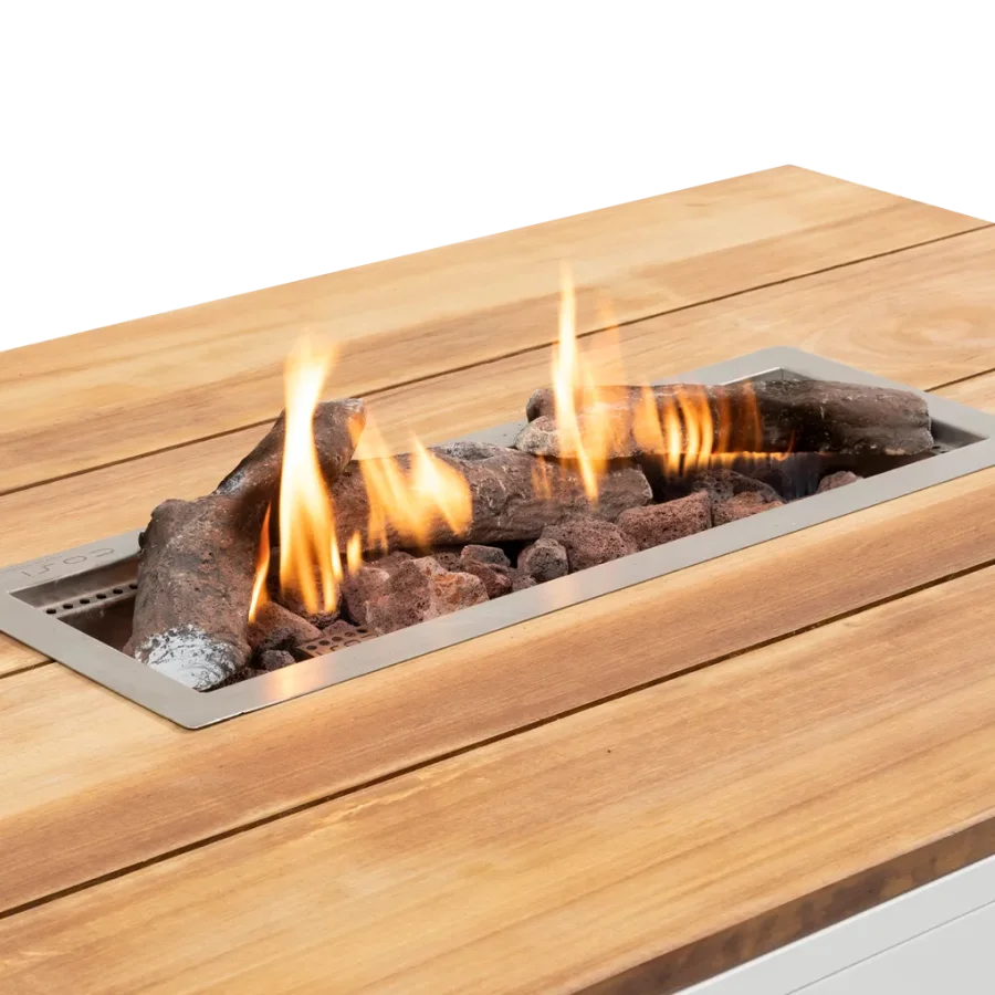 COSI FIRES Cosiburner Brennholzstücke - graue Keramik (3er-Set)