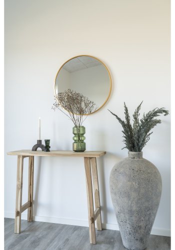 HOUSE NORDIC vase, rund - grnt glass (H:24,5)