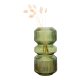HOUSE NORDIC vase, rund - grnt glass (H:24,5)