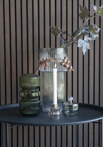 HOUSE NORDIC Vase - Vase, mundgeblasenes Glas, klar, �17,5x40 cm