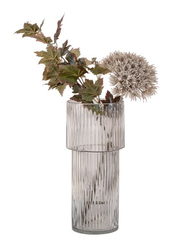 HOUSE NORDIC Vase - Vase, mundgeblasenes Glas, klar, �17,5x40 cm