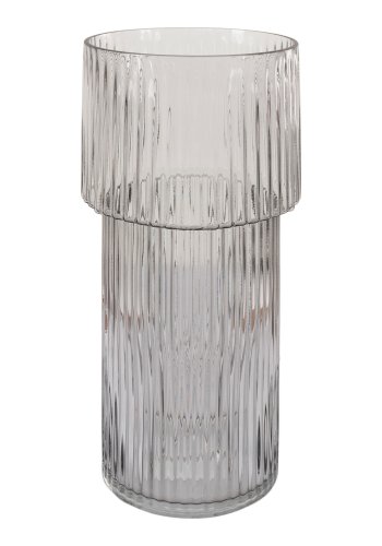 HOUSE NORDIC Vase - Vase, mundgeblasenes Glas, klar, �17,5x40 cm