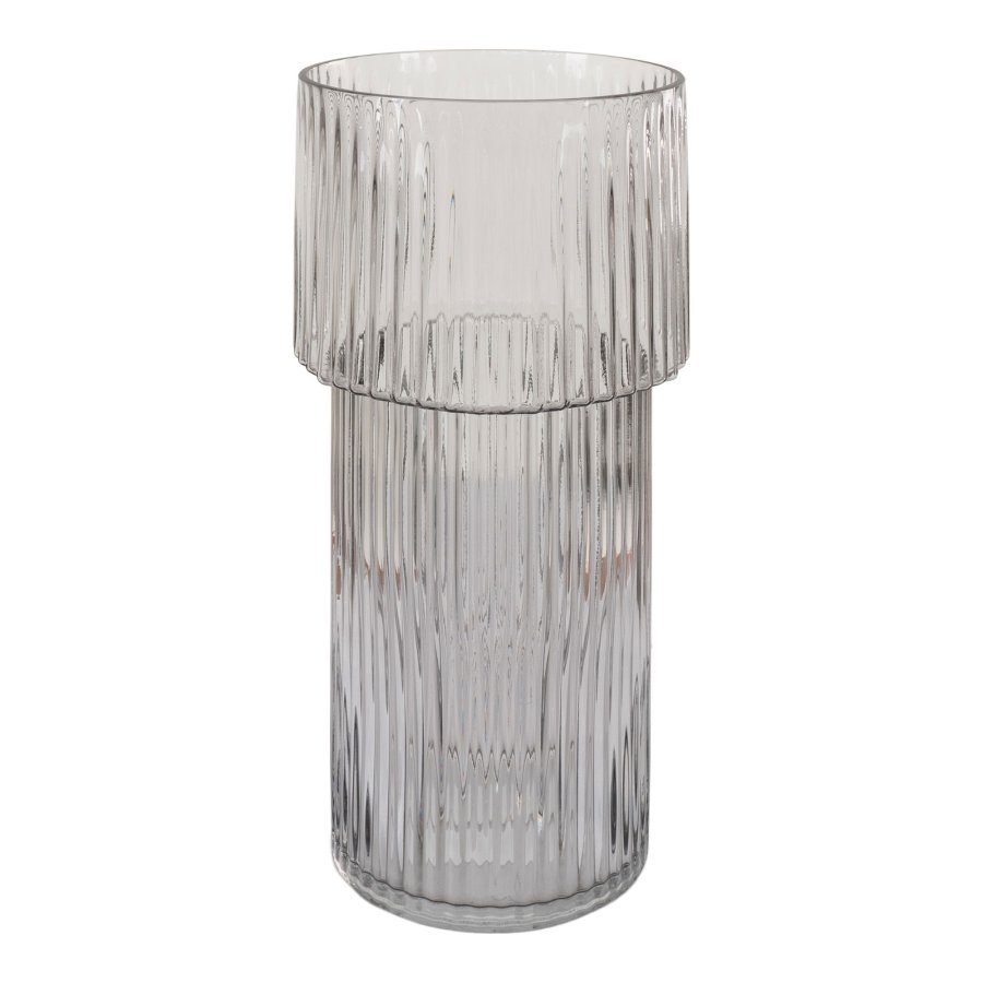 HOUSE NORDIC Vase - Vase, mundgeblasenes Glas, klar, �17,5x40 cm
