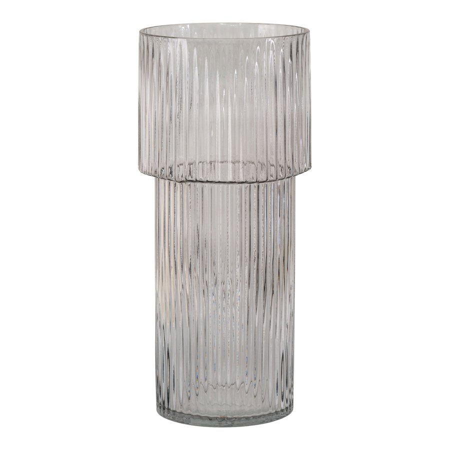HOUSE NORDIC Vase - Vase, mundgeblasenes Glas, klar, �17,5x40 cm