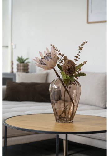 HOUSE NORDIC Vase - Vase, glass, brun, 22x29 cm