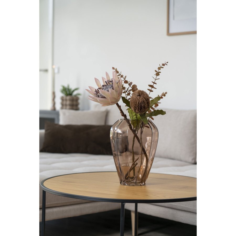 HOUSE NORDIC Vase - Vase, glass, brun, 22x29 cm