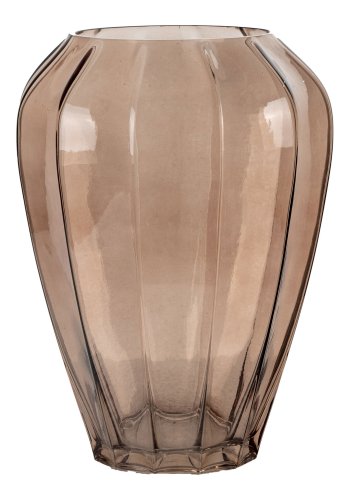 HOUSE NORDIC Vase - Vase, glass, brun, 22x29 cm