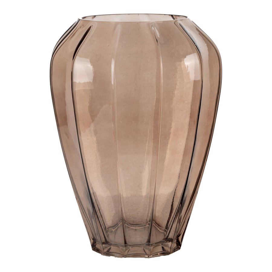 HOUSE NORDIC Vase - Vase, glass, brun, 22x29 cm