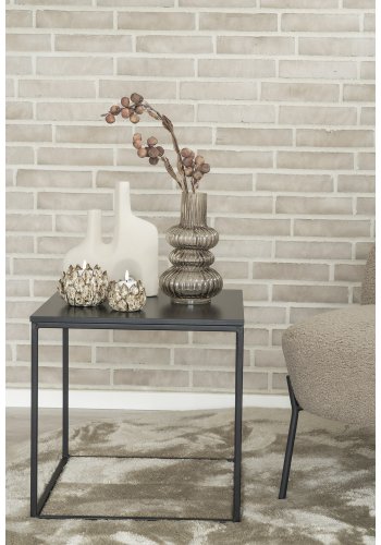 HOUSE NORDIC vase med to pninger, skulpturell - ekte keramikk (H:27)