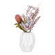 HOUSE NORDIC Vase, keramikk, beige, 19,5x19,5x26 cm
