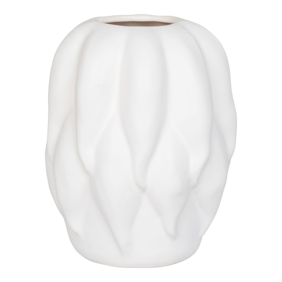 HOUSE NORDIC Vase, keramikk, beige, 19,5x19,5x26 cm