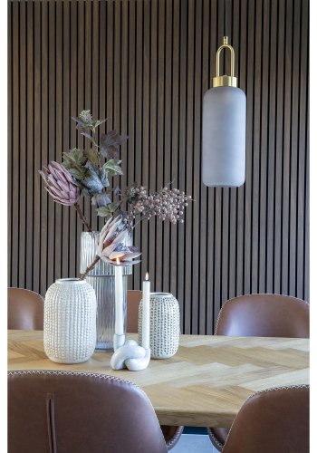 HOUSE NORDIC Vase - Vase, keramikk, beige, 16x25,5 cm