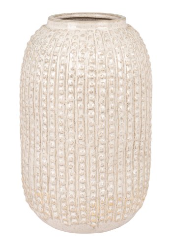 HOUSE NORDIC Vase - Vase, keramikk, beige, 16x25,5 cm