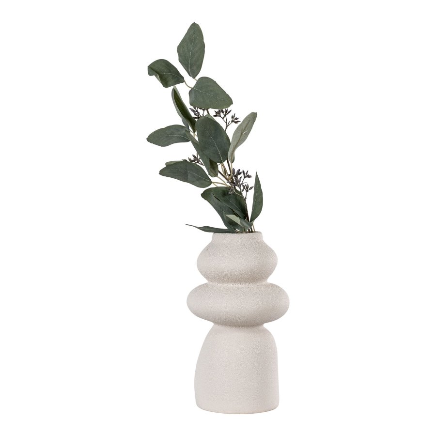 HOUSE NORDIC Vase - Vase, keramikk, beige, 14,5x26,5 cm