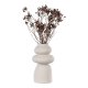 HOUSE NORDIC Vase - Vase, keramikk, beige, 14,5x26,5 cm